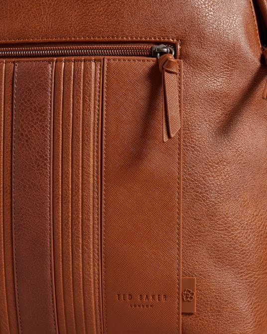 Ted Baker hombres 2ZFP1777 bolsas mochila esentle de pu a rayas broncearse