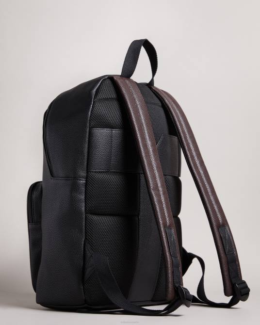 Ted Baker hombres 2ZFP1785 bolsas mochila laniss pu negro