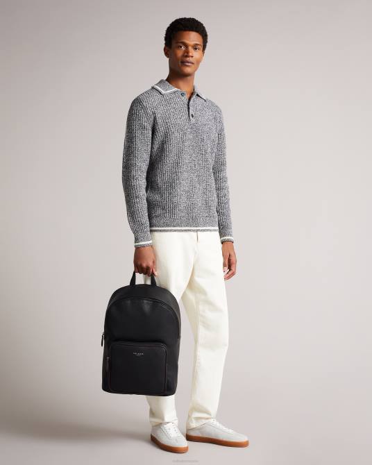 Ted Baker hombres 2ZFP1785 bolsas mochila laniss pu negro