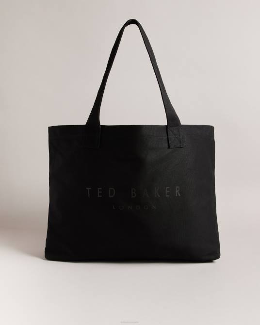 Ted Baker hombres 2ZFP777 bolsas bolso tote con la marca lukkee negro