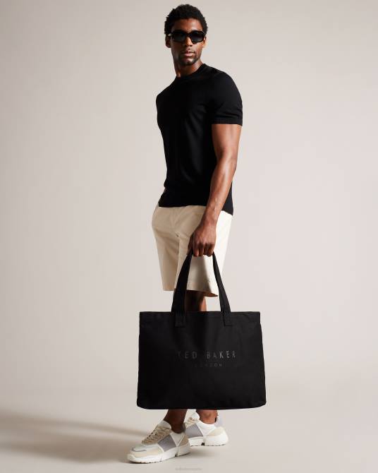 Ted Baker hombres 2ZFP777 bolsas bolso tote con la marca lukkee negro