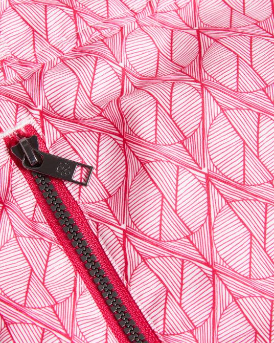 Ted Baker hombres 2ZFP1308 ropa kloch shorts de baño con estampado geométrico Rosa brillante