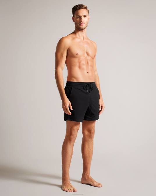 Ted Baker hombres 2ZFP1446 ropa shorts de baño colne lisos con textura negro