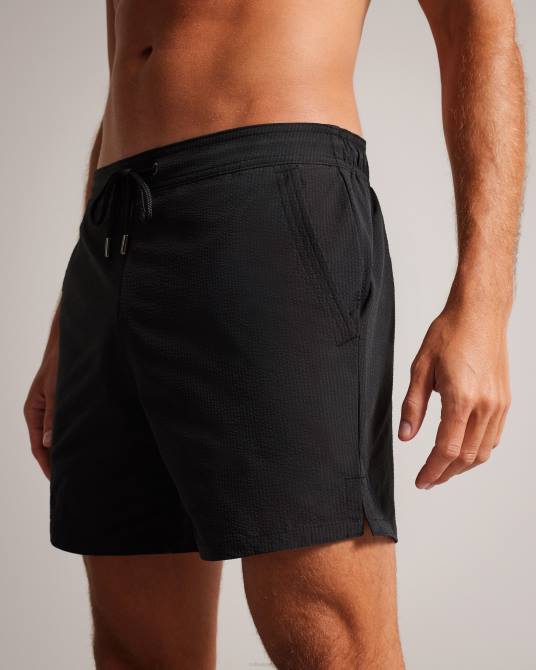 Ted Baker hombres 2ZFP1446 ropa shorts de baño colne lisos con textura negro