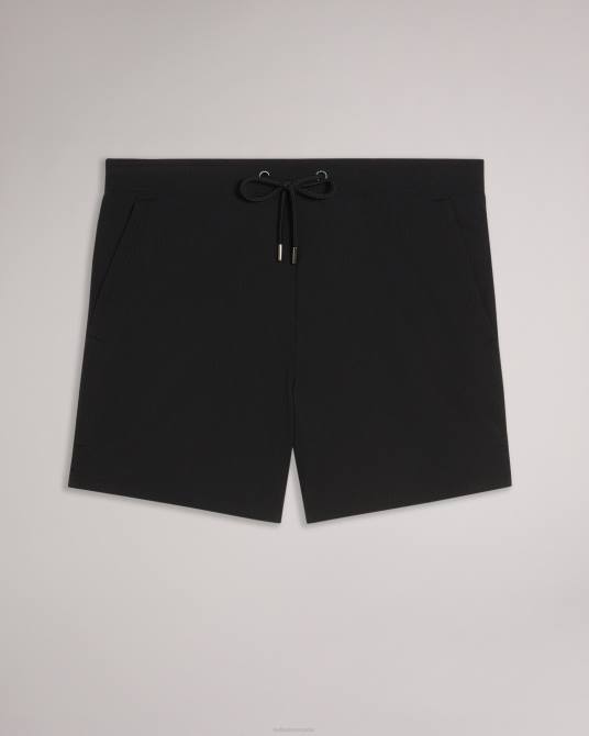 Ted Baker hombres 2ZFP1446 ropa shorts de baño colne lisos con textura negro