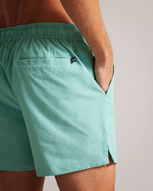 Ted Baker hombres 2ZFP1453 ropa shorts de baño colne lisos con textura menta