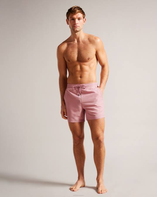 Ted Baker hombres 2ZFP1470 ropa shorts de baño Hiltree lisos rosa