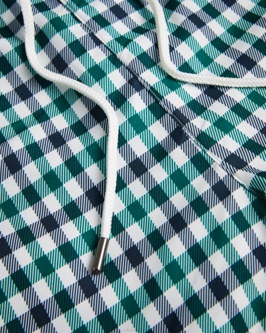 Ted Baker hombres 2ZFP1563 ropa pantalones cortos de baño a cuadros regulares de Addling Armada