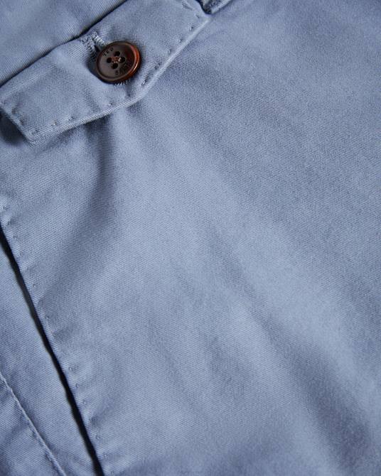 Ted Baker hombres 2ZFP1330 ropa shorts chinos ashfrd azul medio