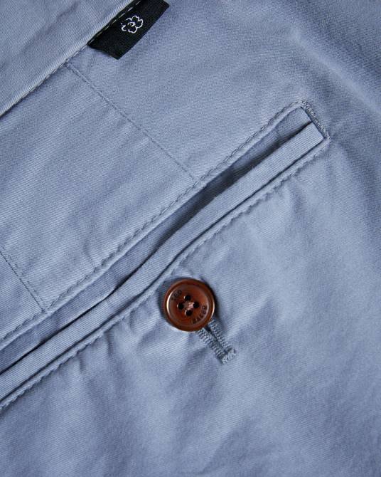 Ted Baker hombres 2ZFP1330 ropa shorts chinos ashfrd azul medio