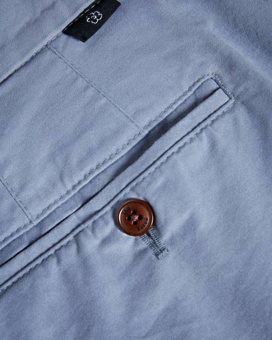 Ted Baker hombres 2ZFP1330 ropa shorts chinos ashfrd azul medio