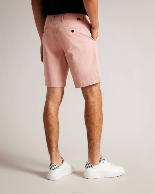 Ted Baker hombres 2ZFP1344 ropa shorts chinos ashfrd rosa medio