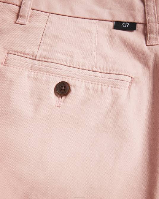 Ted Baker hombres 2ZFP1344 ropa shorts chinos ashfrd rosa medio
