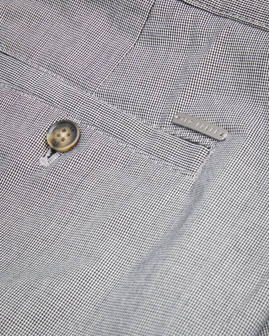 Ted Baker hombres 2ZFP1346 ropa pantalones cortos de algodón de corte regular tura negro