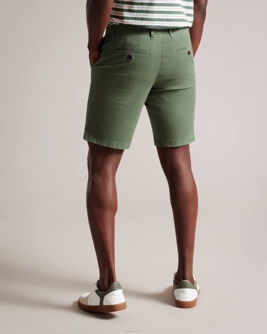 Ted Baker hombres 2ZFP1372 ropa shorts chinos ashfrd aceituna