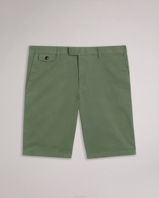 Ted Baker hombres 2ZFP1372 ropa shorts chinos ashfrd aceituna