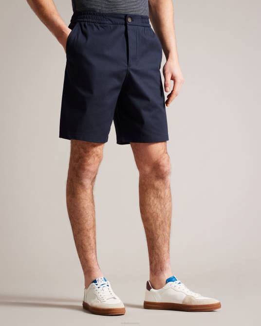 Ted Baker hombres 2ZFP1493 ropa shorts creswel de algodón elástico Armada