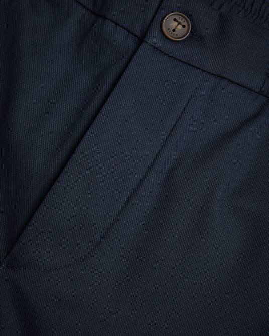 Ted Baker hombres 2ZFP1493 ropa shorts creswel de algodón elástico Armada