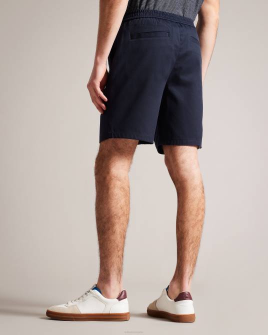 Ted Baker hombres 2ZFP1493 ropa shorts creswel de algodón elástico Armada