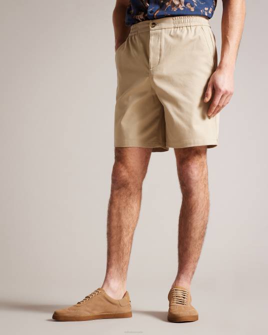 Ted Baker hombres 2ZFP1522 ropa shorts creswel de algodón elástico natural