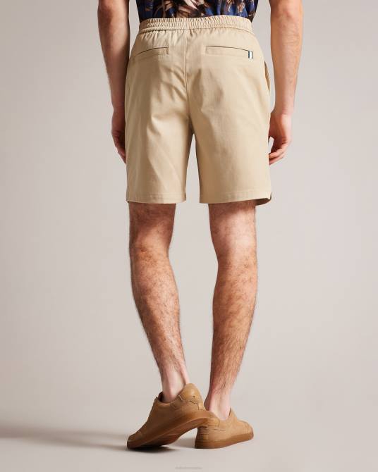 Ted Baker hombres 2ZFP1522 ropa shorts creswel de algodón elástico natural