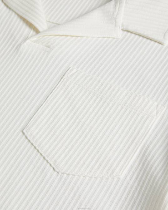 Ted Baker hombres 2ZFP1393 ropa polo arkes de corte regular blanco