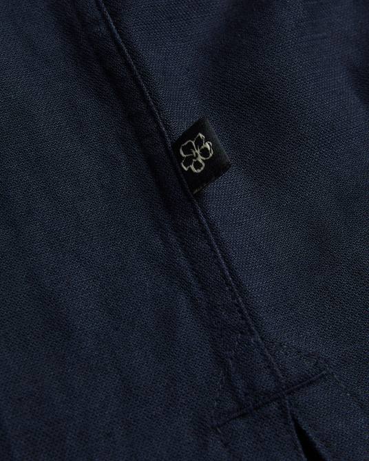 Ted Baker hombres 2ZFP1318 ropa camisa neele de manga corta con estampado floral Armada