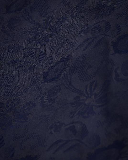 Ted Baker hombres 2ZFP1399 ropa camisa cortas con estampado floral en jacquard Armada