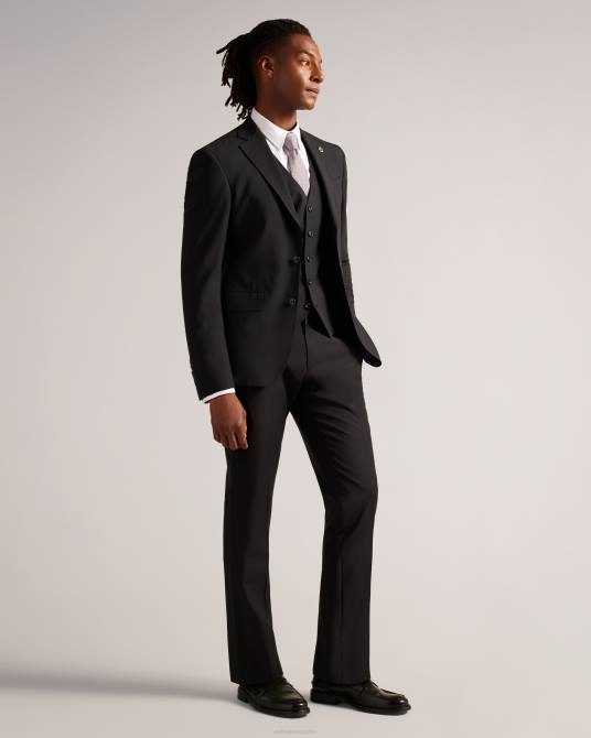 Ted Baker hombres 2ZFP1512 ropa chaleco central jvwscbl negro