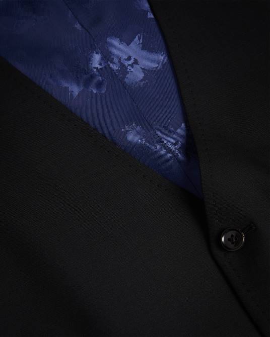 Ted Baker hombres 2ZFP1512 ropa chaleco central jvwscbl negro