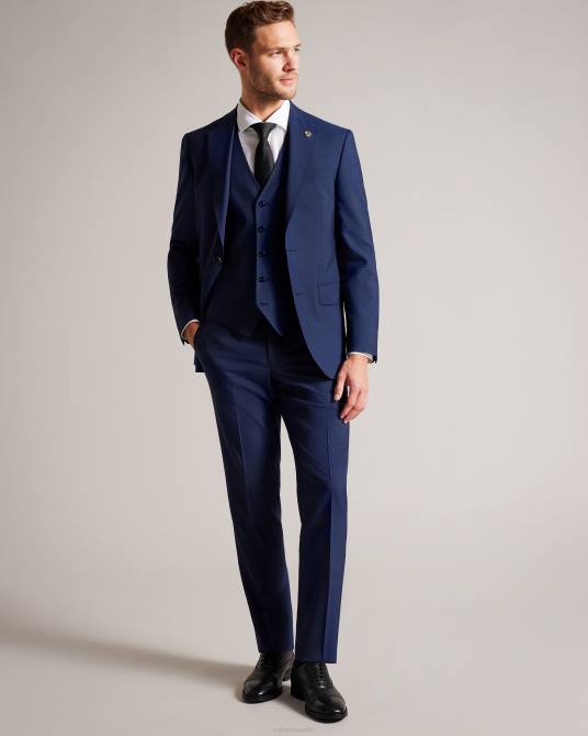 Ted Baker hombres 2ZFP1551 ropa chaleco central jvwscbl brt-azul