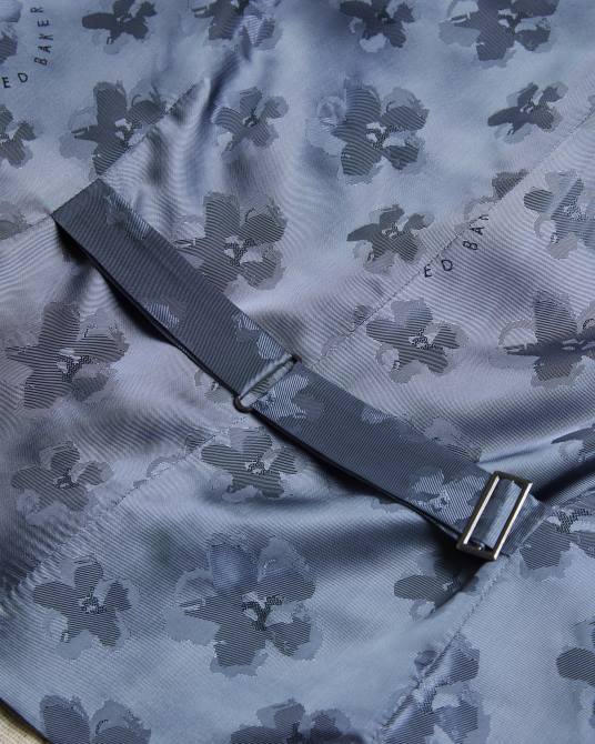 Ted Baker hombres 2ZFP1557 ropa chaleco cruzado de lana artimwr piedra