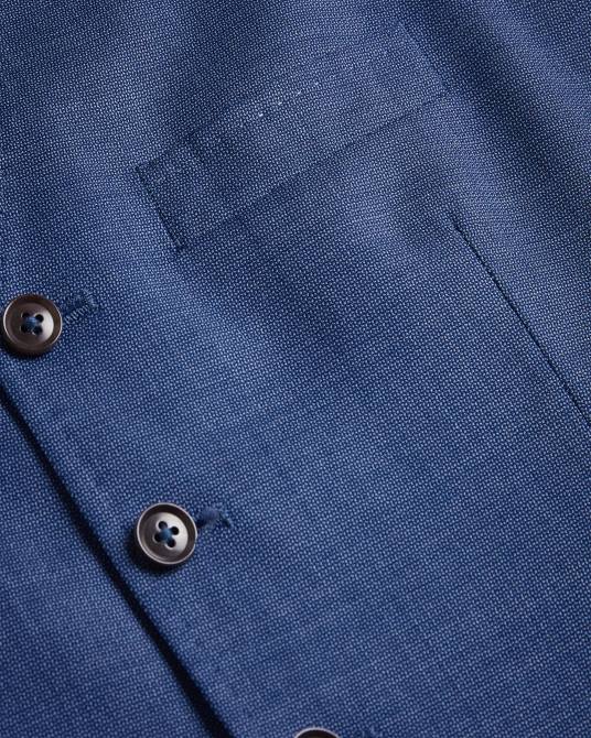 Ted Baker hombres 2ZFP1619 ropa chaleco de lana azul marino upsalaw Armada