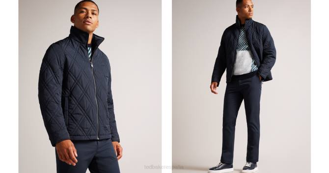 Ted Baker hombres 2ZFP1228 ropa chaqueta acolchada impermeable manby Armada