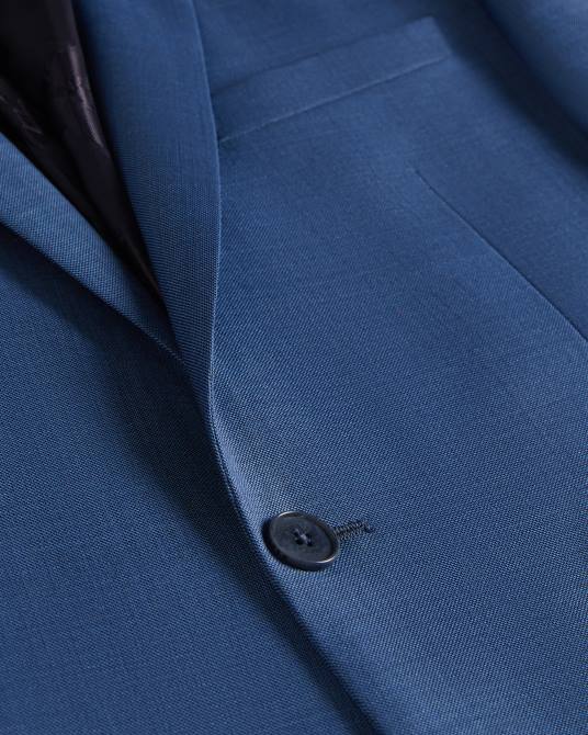 Ted Baker hombres 2ZFP1337 ropa chaqueta de traje azul claro camdejs slim azul claro