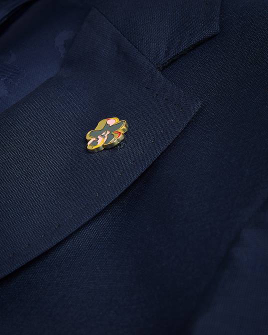 Ted Baker hombres 2ZFP1353 ropa chaqueta de traje de corte slim jvjktbl brt-azul