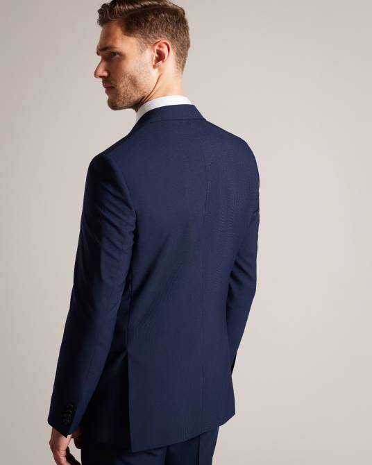 Ted Baker hombres 2ZFP1353 ropa chaqueta de traje de corte slim jvjktbl brt-azul