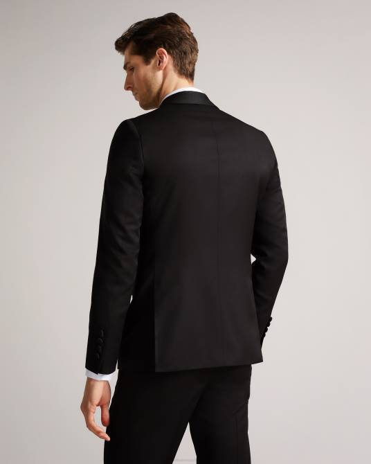 Ted Baker hombres 2ZFP1361 ropa chaqueta de traje de esmoquin de corte slim de jvtuxj negro