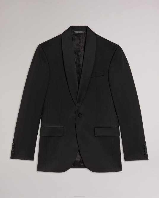 Ted Baker hombres 2ZFP1361 ropa chaqueta de traje de esmoquin de corte slim de jvtuxj negro