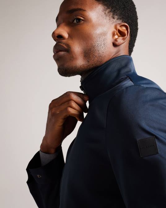 Ted Baker hombres 2ZFP1366 ropa chaqueta bomber de nailon arcona Armada