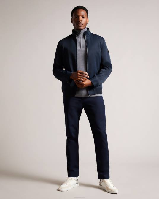 Ted Baker hombres 2ZFP1366 ropa chaqueta bomber de nailon arcona Armada