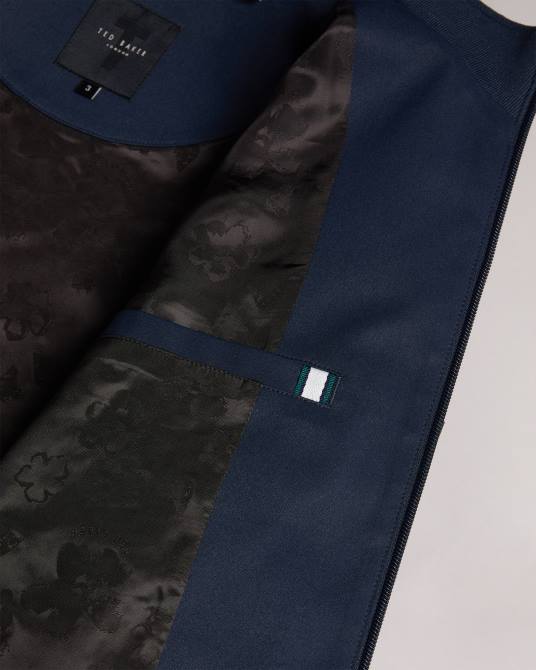 Ted Baker hombres 2ZFP1366 ropa chaqueta bomber de nailon arcona Armada