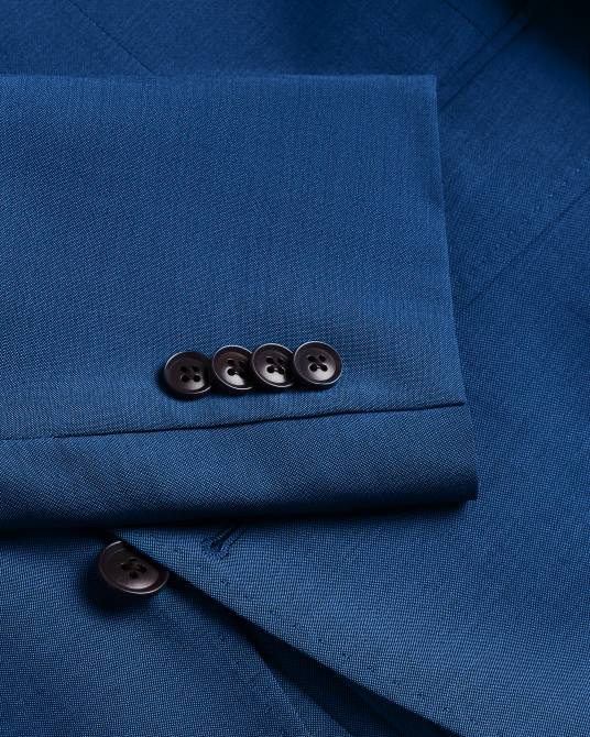 Ted Baker hombres 2ZFP1431 ropa chaqueta de traje de piel de tiburón azul marino siouxj Armada