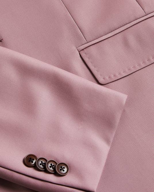 Ted Baker hombres 2ZFP1440 ropa Chaqueta de traje ignacej de pura lana. rosa