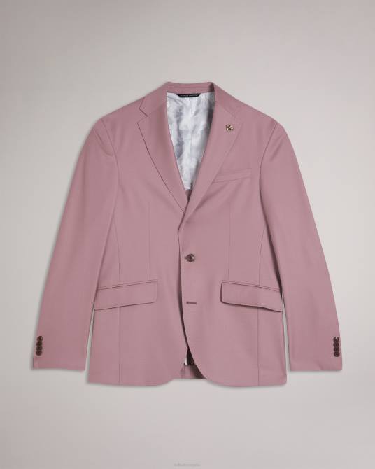 Ted Baker hombres 2ZFP1440 ropa Chaqueta de traje ignacej de pura lana. rosa