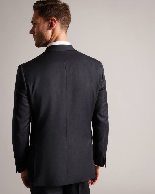 Ted Baker hombres 2ZFP1447 ropa chaqueta de traje de corte slim jvjktbl gris