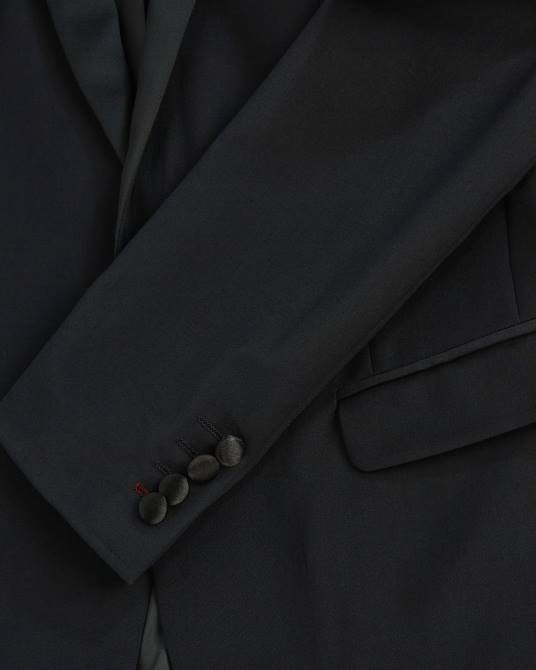 Ted Baker hombres 2ZFP1459 ropa chaqueta de traje de esmoquin de corte slim ambjs negro