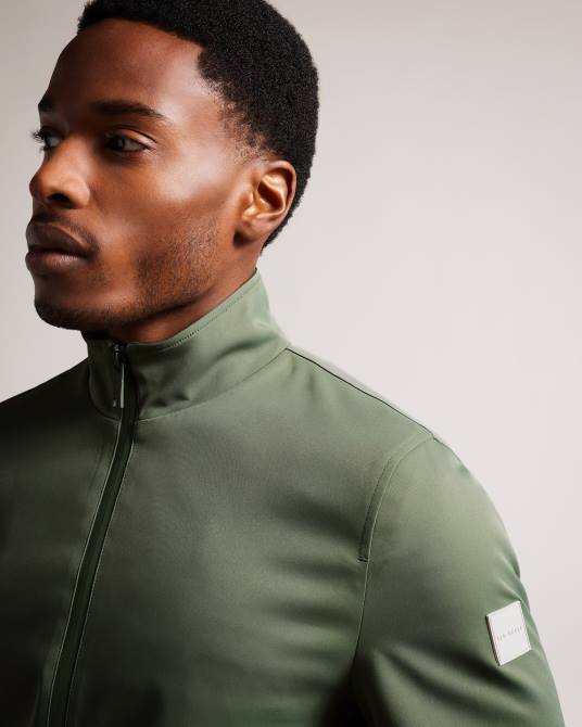 Ted Baker hombres 2ZFP1508 ropa chaqueta bomber de nailon arcona caqui