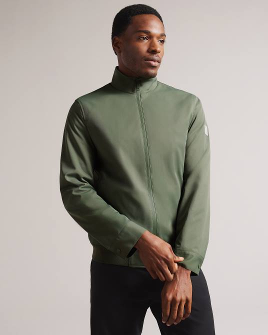 Ted Baker hombres 2ZFP1508 ropa chaqueta bomber de nailon arcona caqui