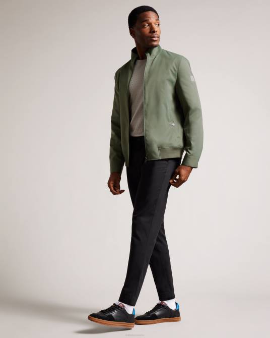 Ted Baker hombres 2ZFP1508 ropa chaqueta bomber de nailon arcona caqui